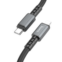HOCO X85 Черный кабель PD20W (iOS Lighting-TYPE-C) 1м