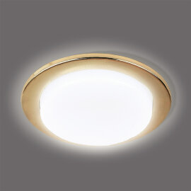 Светильник встраиваемый под лампу GX53 золото тонкий (SBL-09GD-GX53)/40 - 