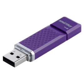 USB накопитель Smartbuy 16GB Quartz series Violet (SB16GBQZ-V) - 