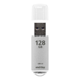 USB 3.0 накопитель Smartbuy 128GB V-Cut Silver (SB128GBVC-S3) - 