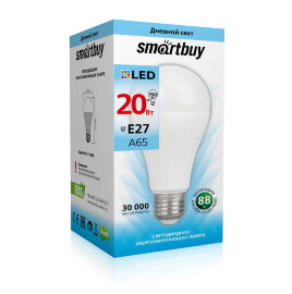 Светодиодная (LED) Лампа Smartbuy-A65-20W/4000/E27 (SBL-A65-20-40K-E27) - 