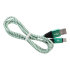 Дата-кабель Smartbuy Type C HEDGEHOG зеленый 2 А, 1 м (iK-3112HH green) - 