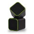 Акустическая система SmartBuy® CUTE, мощность 6Вт, USB, черно-зеленые (SBA-2580)/60 - 