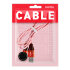 Дата-кабель Smartbuy Type C HEDGEHOG красный 2 А, 1 м (iK-3112HH red) - 