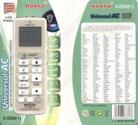 Huayu K-1036E+L NEW универсальный пульт для кондиционеров