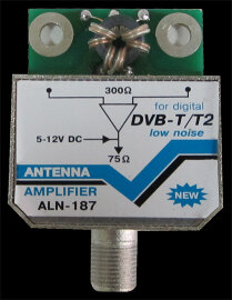 ALN187 (усилитель дециметровый на плате в защищенном металлическом корпусе, 2-12 В, усиление 32-36 д - 