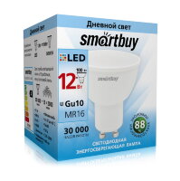 Светодиодная (LED) Лампа Smartbuy-Gu10-12W/4000 (SBL-GU10-12-40K)/100