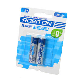 Элемент питания ROBITON STANDARD LR6 BL2 - 