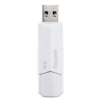 USB 2.0 накопитель SmartBuy 4GB CLUE White (SB4GBCLU-W)