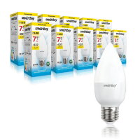 Светодиодная (LED) Лампа Smartbuy-C37-07W/3000/E27 (SBL-C37-07-30K-E27)