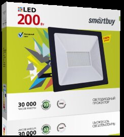 Светодиодный (LED) прожектор FL SMD Smartbuy-200W/6500K/IP65 (SBL-FLSMD-200-65K) - 