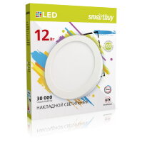 Накладной (LED) светильник Round SDL Smartbuy-12w/6500K/IP20 (SBL-RSDL-12-65K)/40