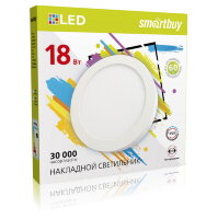 Накладной (LED) светильник Round SDL Smartbuy-18w/4000K/IP20 (SBL-RSDL-18-4K)/30