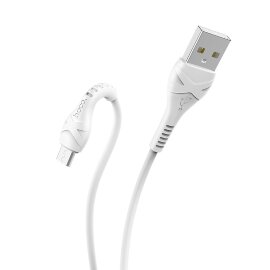 HOCO X37 Белый кабель USB 2.4A (microUSB) 1м - 