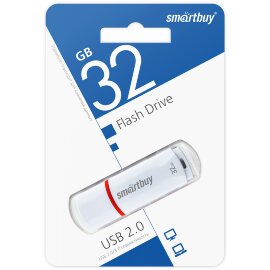 USB накопитель Smartbuy 32GB Crown White (SB32GBCRW-W) - 