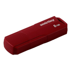 USB накопитель SmartBuy 8GB CLUE Burgundy (SB8GBCLU-BG) - 