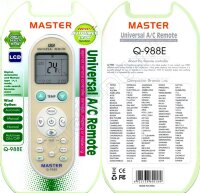 Master Q-988E универсальный для кондиционеров 1000 в 1 