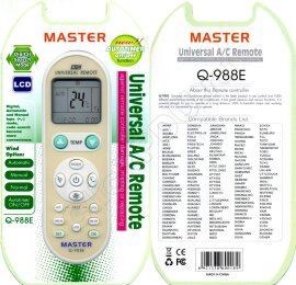 Master Q-988E универсальный для кондиционеров 1000 в 1  - 