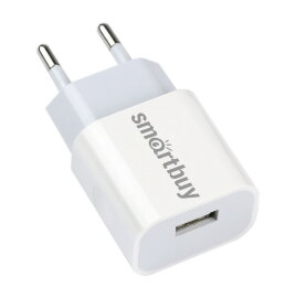 Сетевое ЗУ SmartBuy® FLASH, 2.4 А, белое, 1 USB (SBP-1024)/62 - 