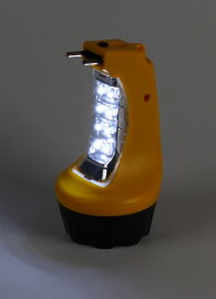 Аккумуляторный светодиодный фонарь 7+8 LED с прямой зарядкой Smartbuy, желтый (SBF-88-Y)/60 - 