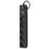 Сетевой фильтр Smartbuy c USB, 10А, 5 гнезд, c з/ш, земля, ПВС 3x0,75, 1,8 м, черный (SBSP-18U-K)/45 - 