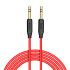 HOCO UPA11 Красный кабель аудио (Джек 3,5 мм на Джек 3,5 мм) 1м - 