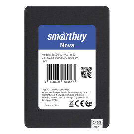 Накопитель 2,5" SSD Smartbuy Nova 240GB SATA3 - 