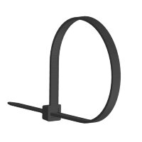 Хомут-стяжка кабельная нейлоновая PROconnect 100 x2,5 мм, черная, упаковка 100 шт.