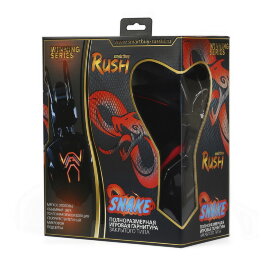Игровая гарнитура RUSH SNAKE, динамики 40мм, велюровые амбушюры, черн/красн (SBHG-1300) - 