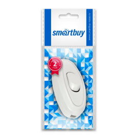 Выключатель Smartbuy, проходной белый 6А 250В (SBE-06-S04-w) - 
