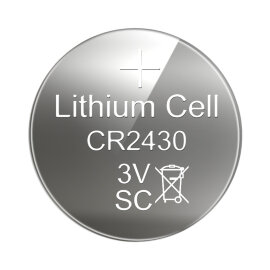 Литиевый элемент питания Smartbuy CR2430/5B (100/2000) (SBBL-2430-5B) - 