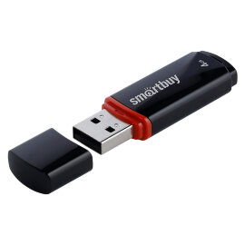 USB накопитель Smartbuy 4GB Crown Black (SB4GBCRW-K) - 