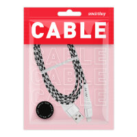 Дата-кабель Smartbuy 8pin CHESS серый, 2 А, 1 метр (iK-512CSS gray)/100