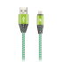 Дата-кабель Smartbuy 8pin HEDGEHOG зеленый 2 А, 1 м (iK-512HH green)/100 - 