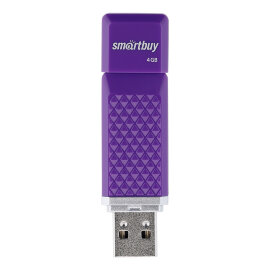 USB накопитель Smartbuy 4GB Quartz series Violet (SB4GBQZ-V) - 