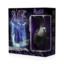 Игровая гарнитура RUSH SKYTHE, динамики 50мм, гибкий микрофон, черная (SBHG-8400)/20 - 