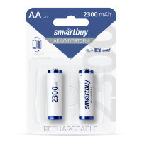 Аккумулятор NiMh Smartbuy AA/2BL 2300 mAh (24/240) (SBBR-2A02BL2300)
