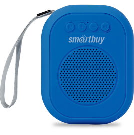 Портативная акустическая система Smartbuy BLOOM,  3Вт, Bluetooth, MP3, FM-радио, синяя (SBS-150)/30 - 