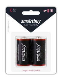 Батарейка солевая Smartbuy R14/2B (12/192)  (SBBZ-C02B) - 