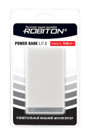 Универсальный внешний аккумулятор ROBITON POWER BANK Li7.8-W 7800мАч белый BL1