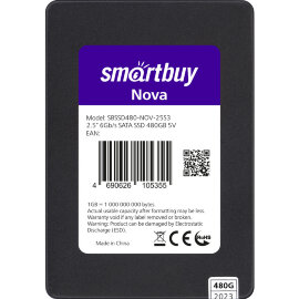 Накопитель 2,5" SSD Smartbuy Nova 480GB SATA3 - 