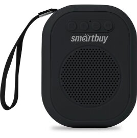 Портативная акустическая система Smartbuy BLOOM, 3Вт, Bluetooth, MP3, FM-радио, черная (SBS-140)/30 - 