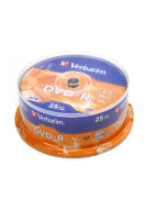 Записываемый компакт-диск Verbatim 43522 DVD-R 4.7 GB 16x CB/25