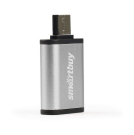адаптер Type-C to USB-A 3.0 Smartbuy, серебристый (SBR-OTG05-S) - 