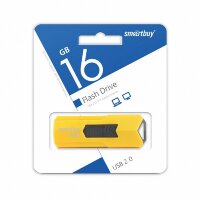 USB 2.0 накопитель Smartbuy 016GB STREAM Yellow (SB16GBST-Y)