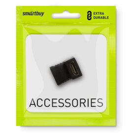 Адаптер Smartbuy HDMI F-F, угловой разъем (A112)/50 - 