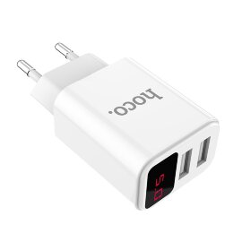 HOCO C63A Белый ЗУ с USB (5B, 2100mA) - 