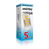 Светодиодная (LED) Лампа Smartbuy-G4-220V-5W/4000/G4 (SBL-G4220 5-40K)
