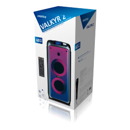 Акустическая система Smartbuy VALKYR 2, 60Вт, Bluetooth, MP3, FM-радио, микрофон, пульт ДУ(SBS-5550) - 