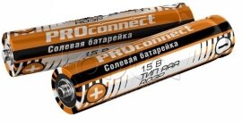 Солевая батарейка Proconnect ААА (R03P) - 